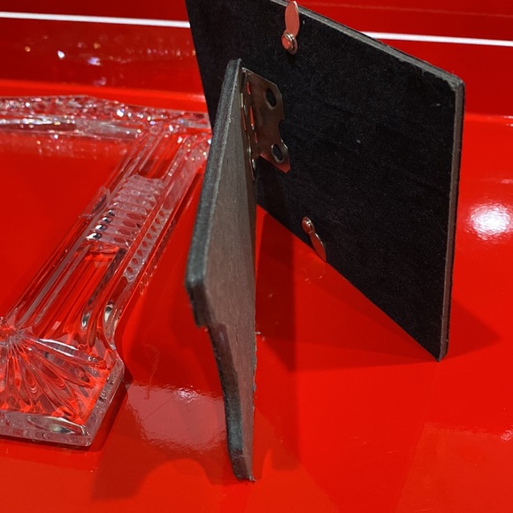 WATERFORD CRYSTAL PICTURE FRAME "ABBEVILLE" 4 X 6 photo area EUC - Picture 13 of 15